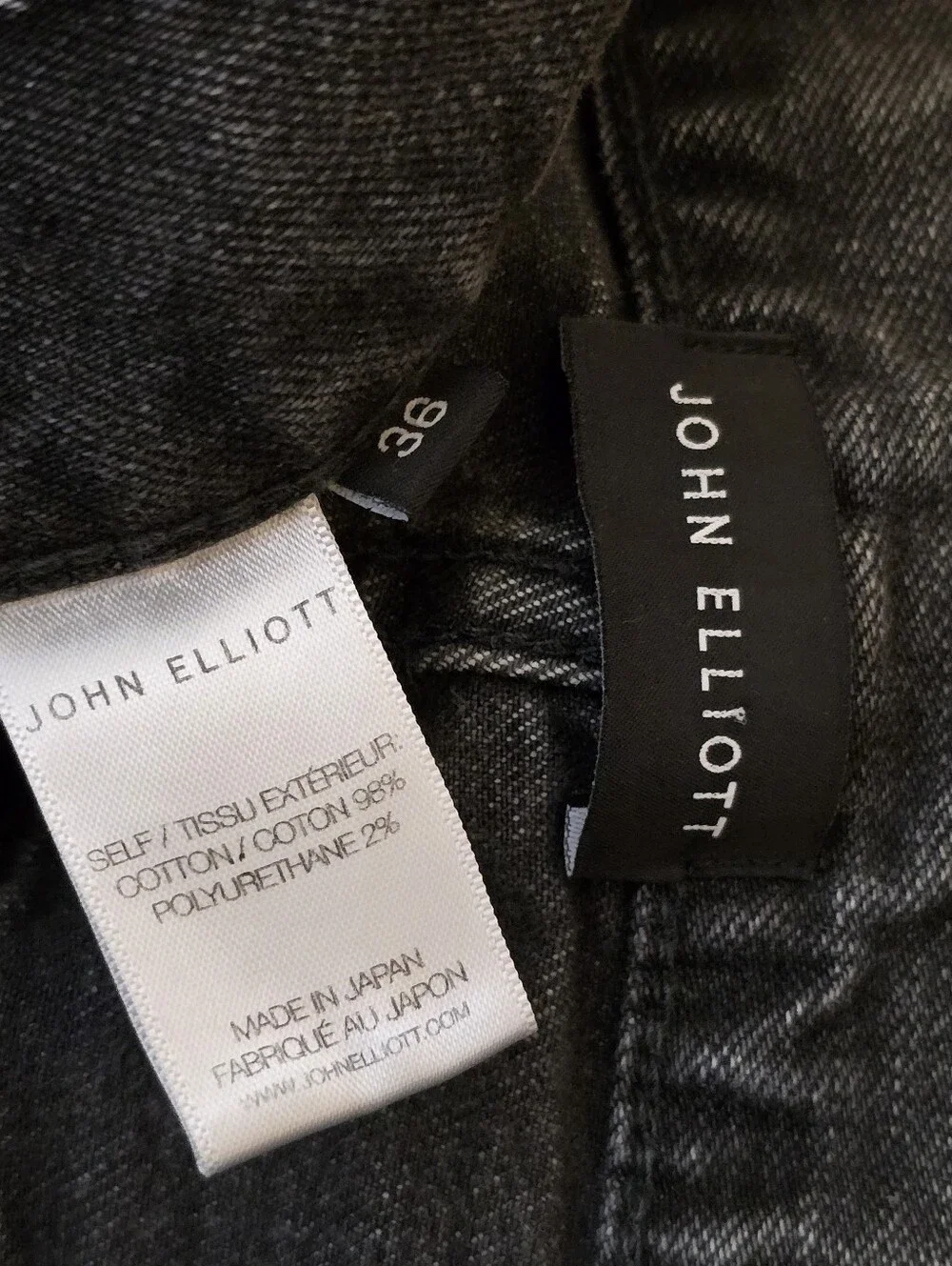 John Elliott The Cast 2 Distressed Slim Jeans Size 36 Made In Japan